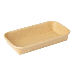Reciklabilne posode za suši 255 x 181 mm - Paket 300 - Fiesta Green