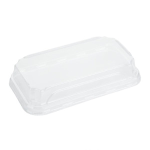 PET Lids Sushi Trays GEHX286 - Pack of 300 - Fiesta Green