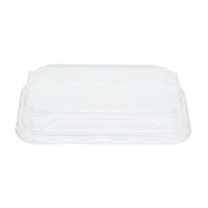 PET Lids Sushi Trays GEHX286 - Pack of 300 - Fiesta Green