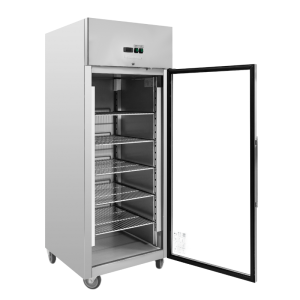 Pozitivna steklena hladilna omara - 650 L - Dynasteel