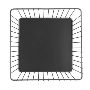 Kovinska kvadratna košara 230 x 230 mm - Olympia