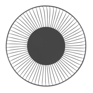 Panier de Présentation Rond Métallique Noir Ø 285 mm - Olympia