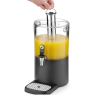UNIQ 4 L Fruit Juice Fountain - Black - HENDI
