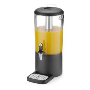 UNIQ 8 L Fruit Juice Fountain - Black - HENDI