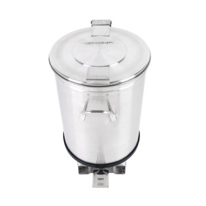 Koš za smeti iz nerjavečega jekla s pedalom - 100 L - Dynasteel