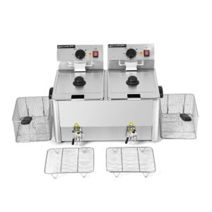 Profesionalna cvrtnik 2 x 8 L z odtokom - Dynasteel