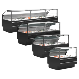 Vitrine de Service Premium à Poisson Frais - 480 W