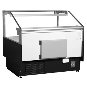 Premium storitvena vitrina s delovno površino - 325 L