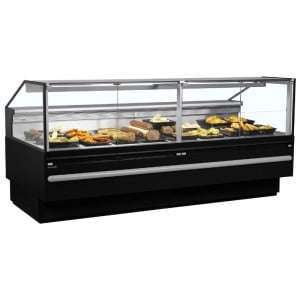 Vitrine Réfrigérée de Supermarché Noir - 627 L - TEFCOLD