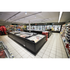 Hladilnik Zamrzovalnik Ukrivljen Stekleni Pokrov - Bela - 584 L - TEFCOLD