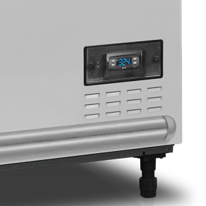 Réfrigerator Zamrzovalnik Ukrivljen Stekleni Pokrov - Bela - 500 L - TEFCOLD