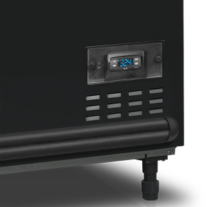 Réfrigérateur Congélateur Couvercle Vitré Incurvé - Noir - 500 L - TEFCOLD