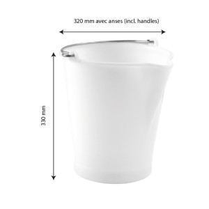 Seau 12L Izliv Inox Bela - Gilac