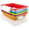 Bacs Plats Témoins HACCP avec Couvercle - 8 L - Lot de 7