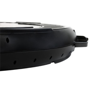 Večkrat uporabna okrogla škatla - Ø 330 mm - Črna - Komplet 10 - Gilac