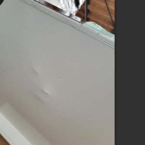 Stenska polica iz nerjavečega jekla - L 1500 x P 300 mm - Dynasteel