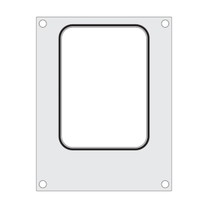 Matrica za tesnjenje za ročni tesnilnik - 187 x 137 mm - HENDI