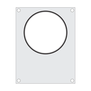 Matrica za tesnjenje za ročni tesnilnik - 1 okrogli predel - HENDI