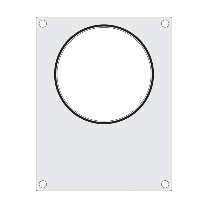 Matrica za tesnjenje za ročni tesnilnik - 1 okrogli predel - HENDI