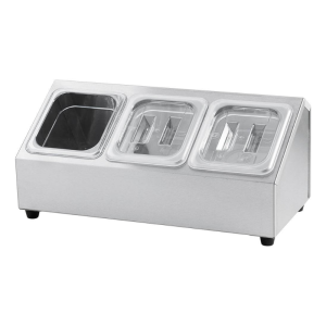 Stojalo za 3 posode GN 1/6 - P 150 mm - Stalgast