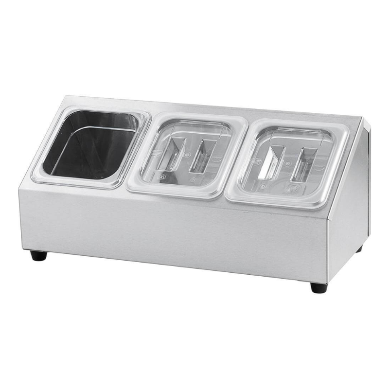 Stojalo za 3 posode GN 1/6 - P 150 mm - Stalgast