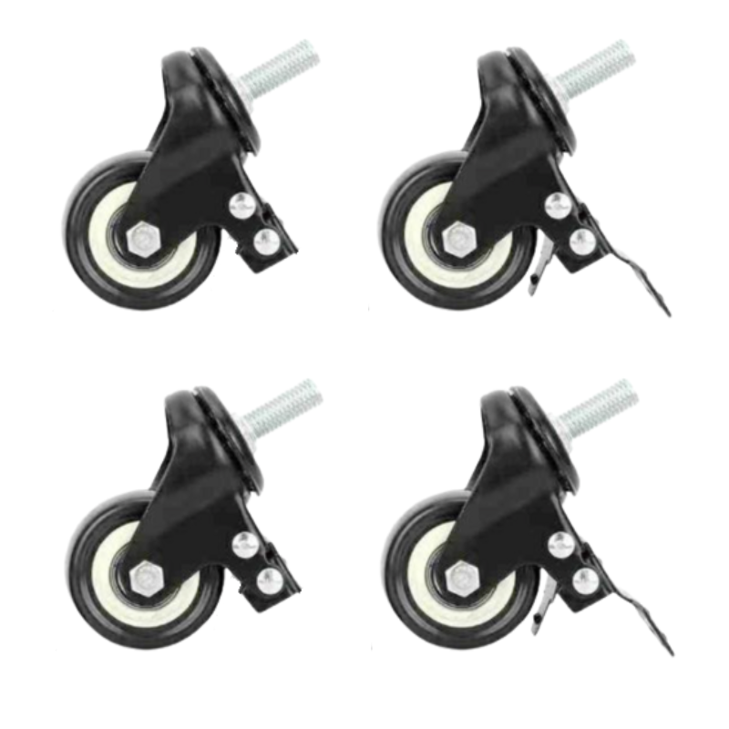 Kolesa za inox mize in pomivalne korita - Komplet 4 - Dynasteel