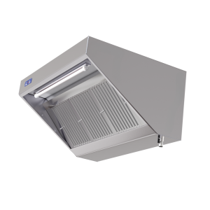 Hotte Snack Complète 900 - Dolžina 1600 - Motor, Led in Variator - Dynasteel