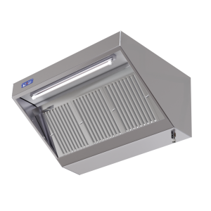 Hotte Snack Complète 900 - Dolžina 1600 - Motor, Led in Variator - Dynasteel