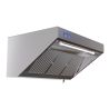 Hotte Snack Complète 900 - Dolžina 1600 - Motor, Led in Variator - Dynasteel