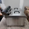 Professional Deep Fryer 2 x 13 L with Drain - Dynasteel: Performance and durability for your kitchen