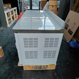 Table Réfrigérée 3 Portes GN1/1 - Profondeur 700 avec Dosseret - Dynasteel