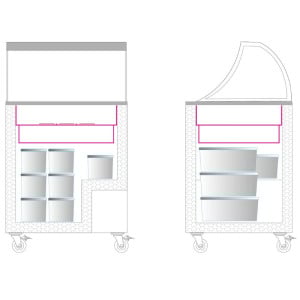 Ice Cream Freezer - 296 L - TEFCOLD