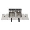 Friteuse Professionnelle - 2 x 10 L - Dynasteel