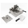 Friteuse Professionnelle - 2 x 10 L - Dynasteel