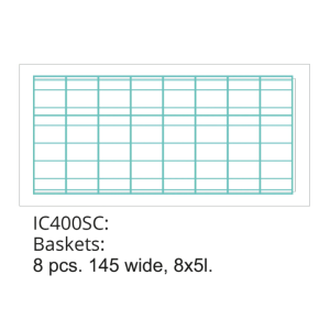 Vitrine za statični sladoled - 8 x 5 L