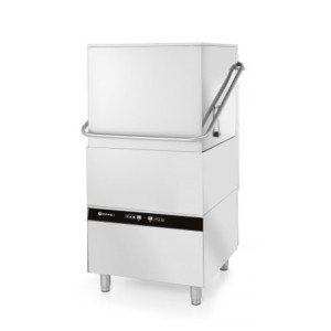 Lave-Vaisselle à Capot - Doseur de Liquides - Pompe de Vidange - 50 x 50 cm - HENDI