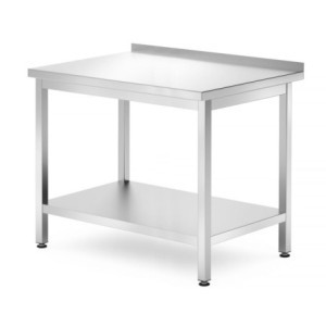 Stenska delovna miza Profi Line s polico - G 700 x Š 1000 mm - HENDI