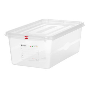 Bac GN 1/1 Transparent in PP - 28 L - HENDI