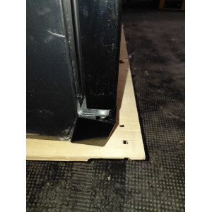 Hladilna zadnja plošča - 3 steklena nihajna vrata - 328 L - Dynasteel