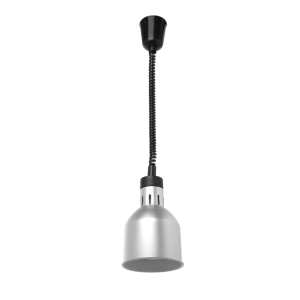 Nastavljiva cilindrična srebrna grelna svetilka - HENDI