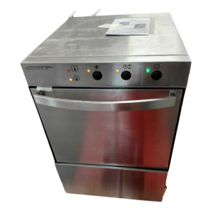 Profesionalni pomivalni stroj s dozirnikom sredstva za izpiranje in detergenta - 40 x 40 cm - Dynasteel