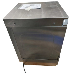 Profesionalni pomivalni stroj s dozirnikom sredstva za izpiranje in detergenta - 40 x 40 cm - Dynasteel