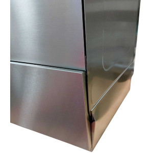 Lave-Vaisselle Professionnel avec Doseur de Liquide de Rinçage et Détergent - 40 x 40 cm - Dynasteel