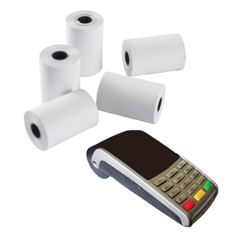 Termalni papir za POS bančne kartice - 57 x 60 mm - Paket 10