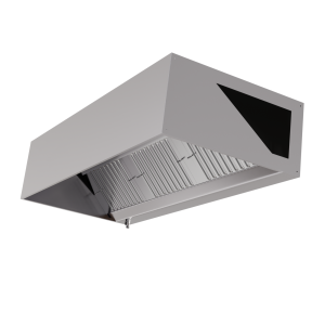 Napa Cubique Led 2000mm Brez Motorja Dynasteel - Profesionalna Premium