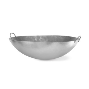 Wok z dvojnimi ročaji - 700 mm premera, obnovljen