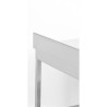 Stainless Steel Table with Backsplash and Shelf - Dynasteel - Essential Catering