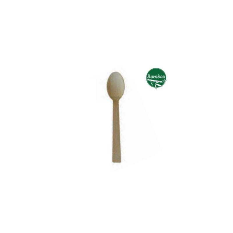 Cuillère en bambou - 170 mm - Lot de 30 Eco responsable Cuillère en bambou - 170 mm - Lot de 30 Eco responsable