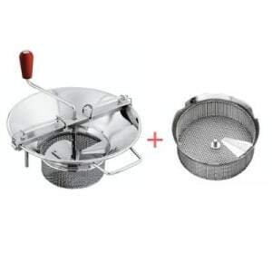 Pack Moulin à Légumes N°5 Tin-Plated Steel - Grid Ø 2 mm Tellier
