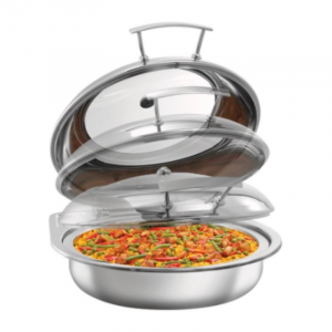 Chafing Dish Fleksibilni okrogli s pokrovom, odstranljiv - 6,2 L - Bartscher